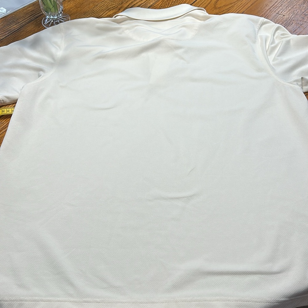 Pro Tour golf polo shirt, polyester, short sleeves. Size XXL. Cream color - Picture 7 of 10